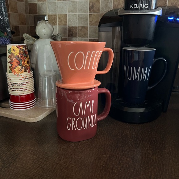 Rae Dunn Coffee Drip and Mug 2-Pc Set NEW - Picture 2 of 5